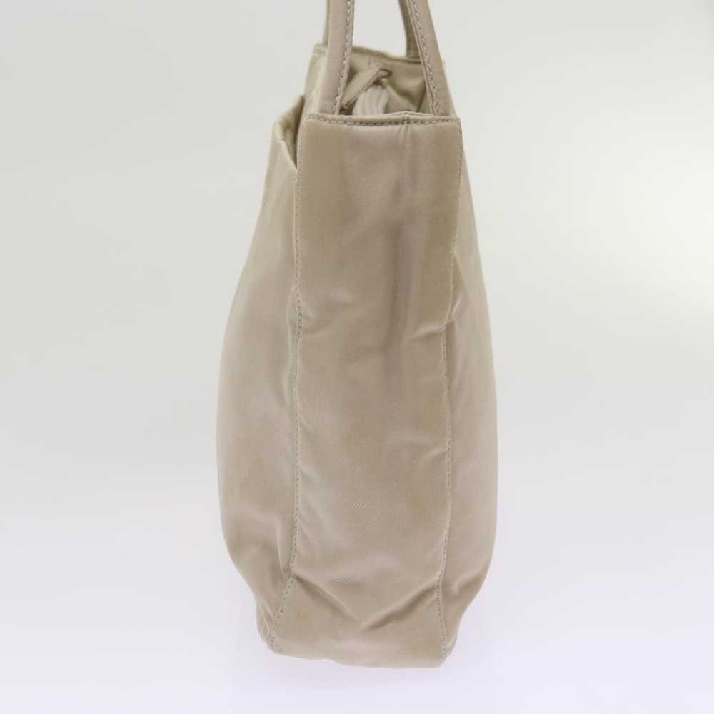 Prada Tessuto Beige Synthetic Handbag (Pre-Owned) - image 11