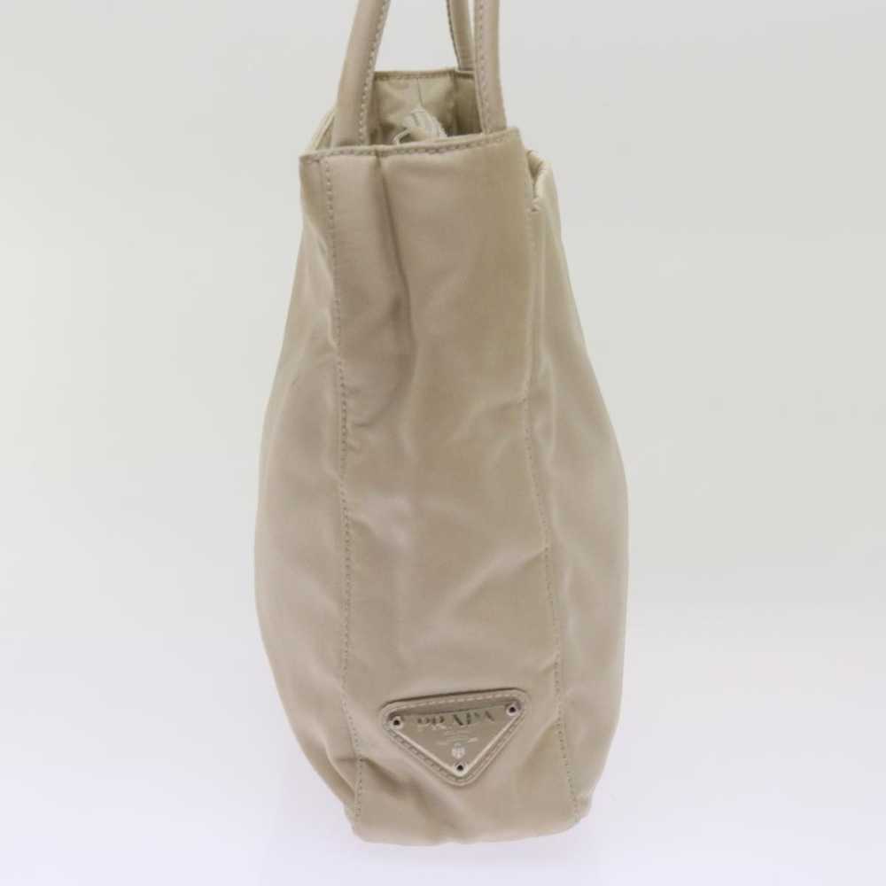 Prada Tessuto Beige Synthetic Handbag (Pre-Owned) - image 12