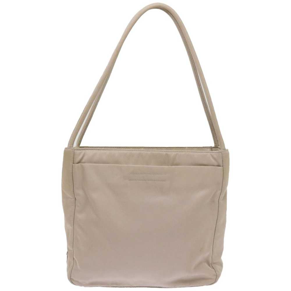 Prada Tessuto Beige Synthetic Handbag (Pre-Owned) - image 1