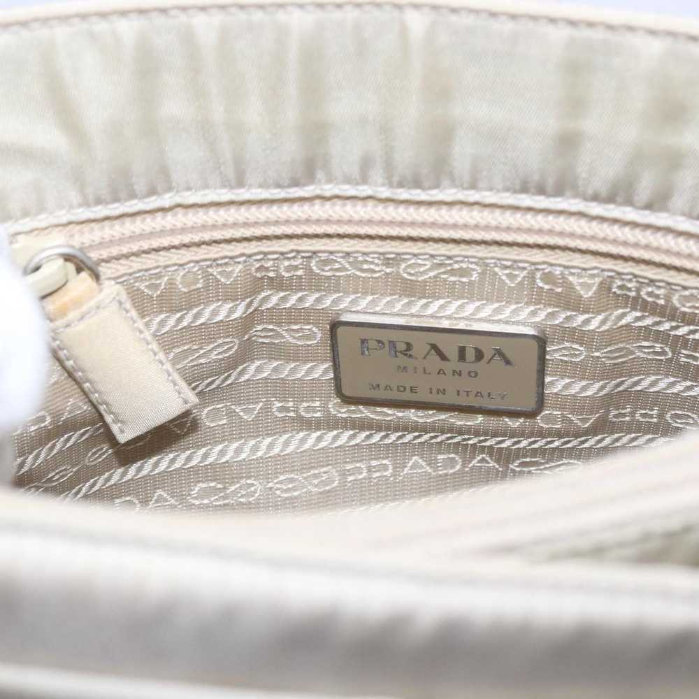 Prada Tessuto Beige Synthetic Handbag (Pre-Owned) - image 7