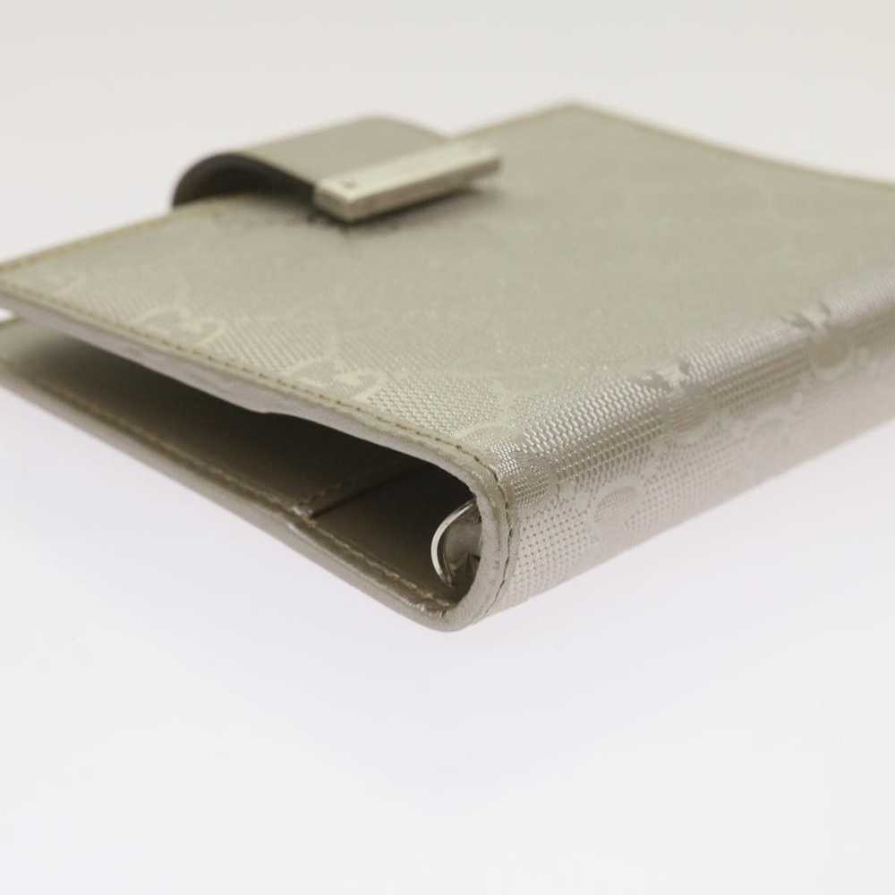 Gucci Gg Pattern Silver Canvas Wallet (Pre-Owned) - image 11