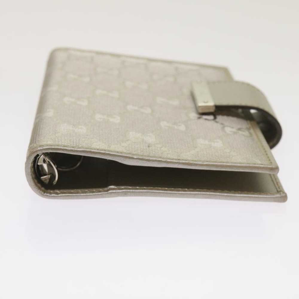 Gucci Gg Pattern Silver Canvas Wallet (Pre-Owned) - image 9