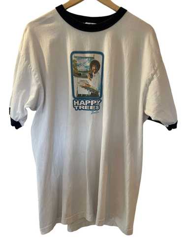 Alstyle × Art × Vintage Vintage Y2K Bob Ross "Hap… - image 1