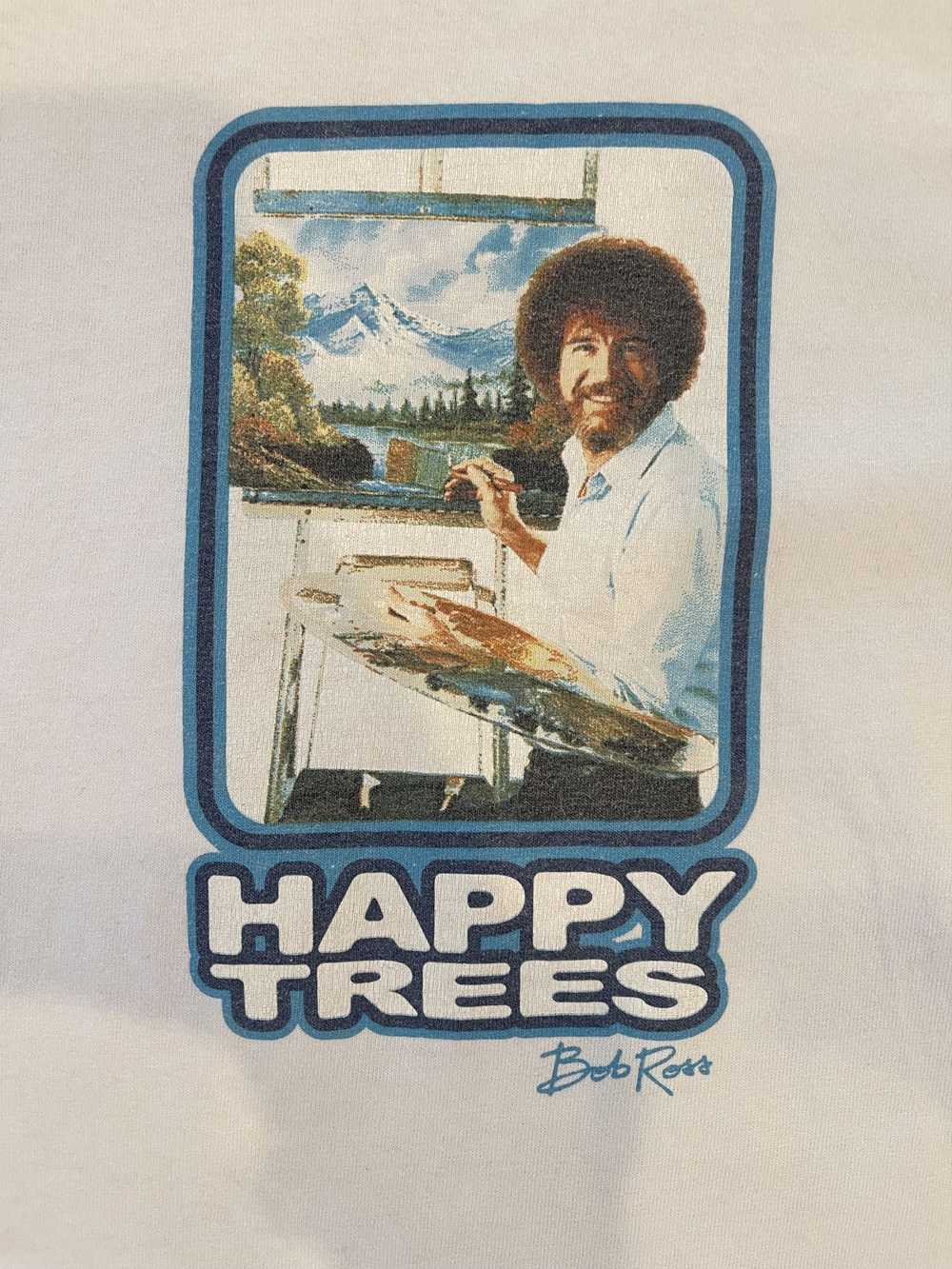 Alstyle × Art × Vintage Vintage Y2K Bob Ross "Hap… - image 3