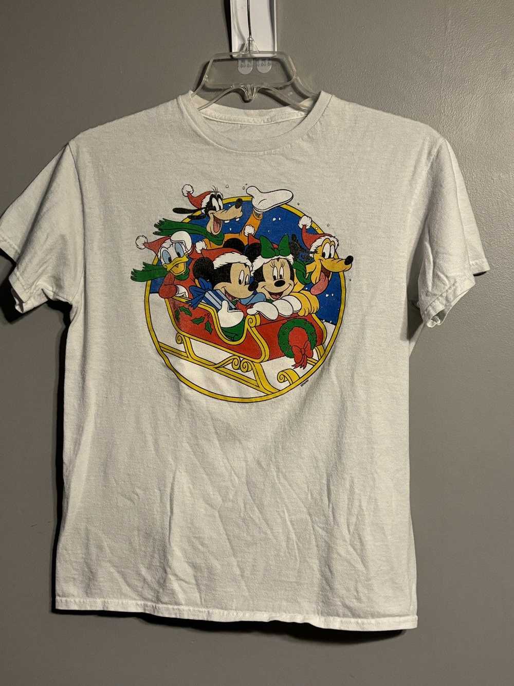 Disney × Vintage Vintage Disney x Christmas t shi… - image 1