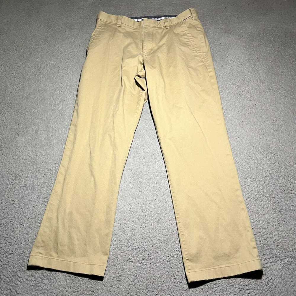 Vintage Men's Beige Relaxed Fit Wrinkle Resistant… - image 1