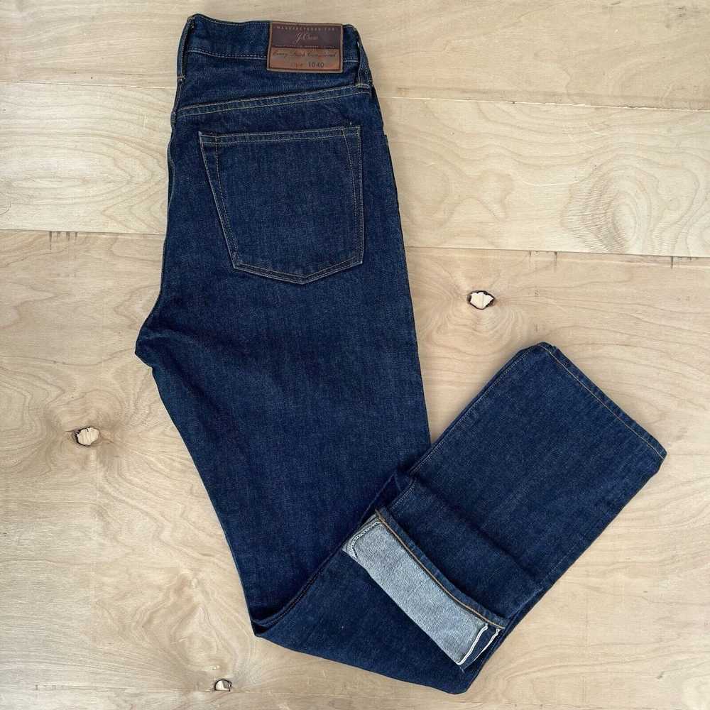 J.Crew J Crew 1040 Selvedge Jeans 31 Blue Dark Wa… - image 2