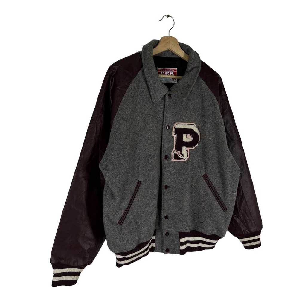 Varsity Jacket × Vintage VINTAGE VARSITY JACKET L… - image 3