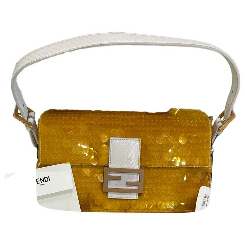 Fendi Baguette 1997 Re-Edition silk handbag - image 1