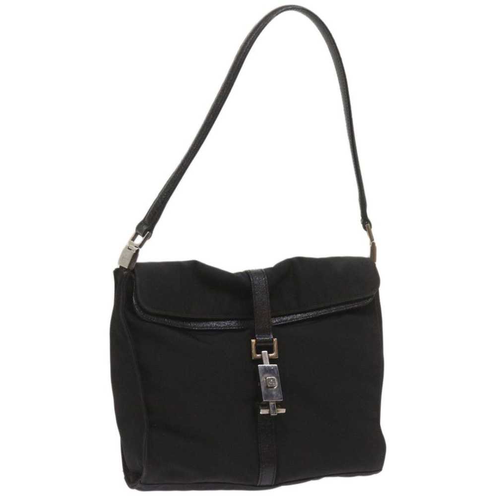 Gucci Jackie Black Canvas Shoulder Bag (Pre-Owned) - image 11