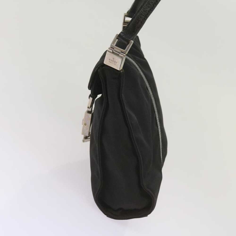 Gucci Jackie Black Canvas Shoulder Bag (Pre-Owned) - image 12