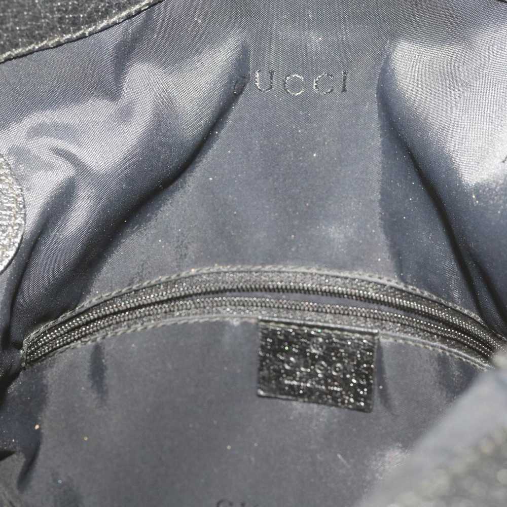 Gucci Jackie Black Canvas Shoulder Bag (Pre-Owned) - image 8