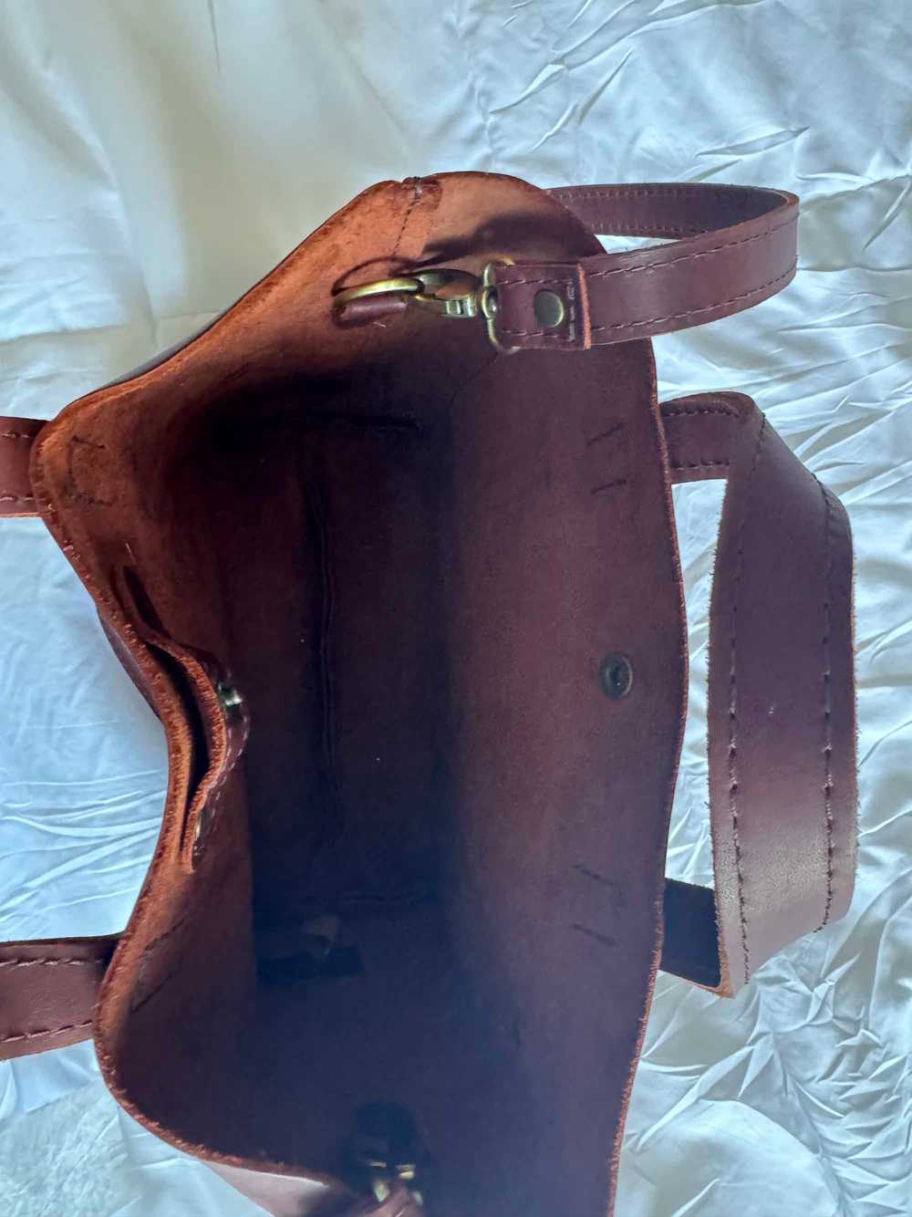 Portland Leather Mini Crossbody Tote - image 3