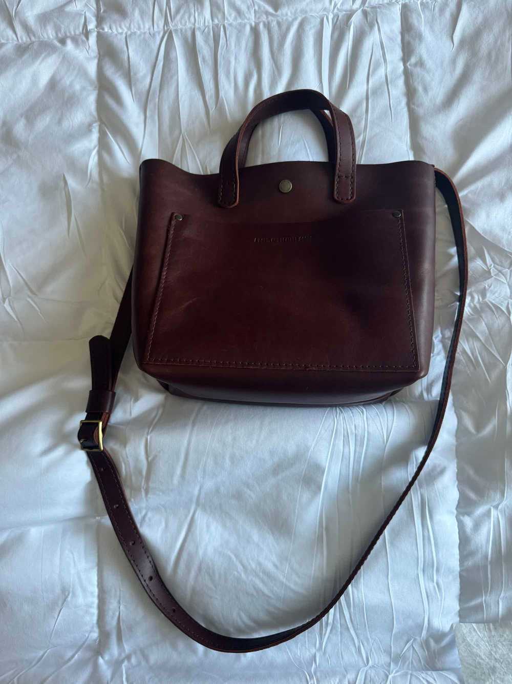 Portland Leather Mini Crossbody Tote - image 4