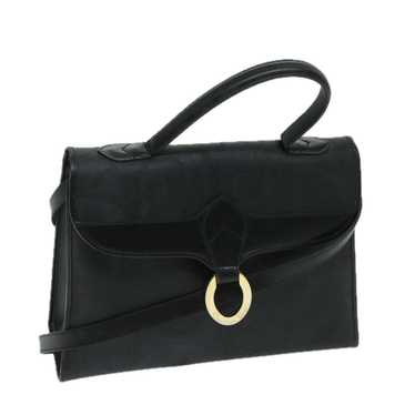 Dior Trotter Black Leather Handbag (Pre-Owned) - image 1