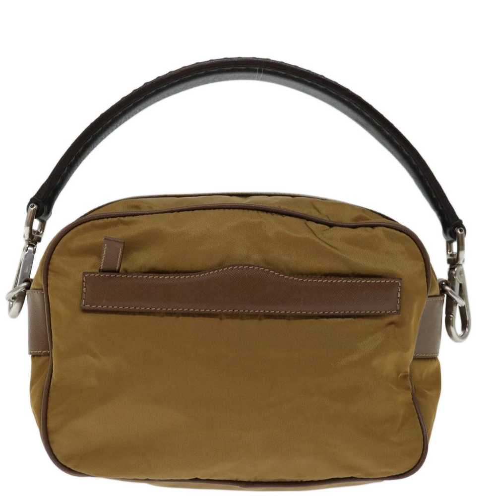 Prada Tessuto Brown Synthetic Shoulder Bag (Pre-O… - image 1