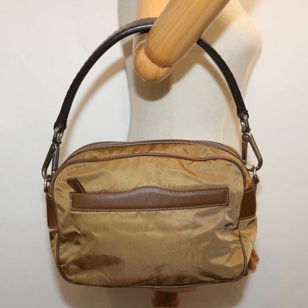 Prada Tessuto Brown Synthetic Shoulder Bag (Pre-O… - image 7