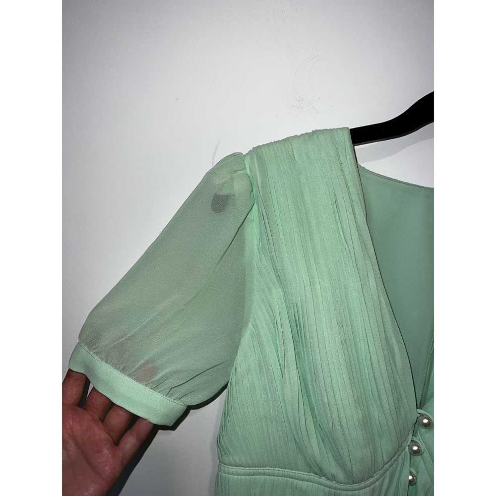 Self-Portrait Self-Portrait Spearmint Chiffon Mid… - image 6