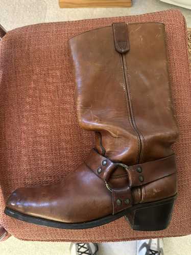 Frye Vintage 1970s Frye Men’s Light Leather Boots 