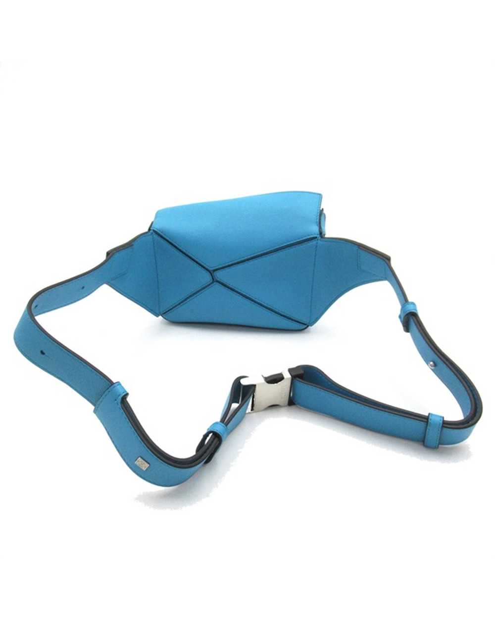 Pre Loved Loewe  Puzzle Belt Bag in Blue  -  Belt… - image 2