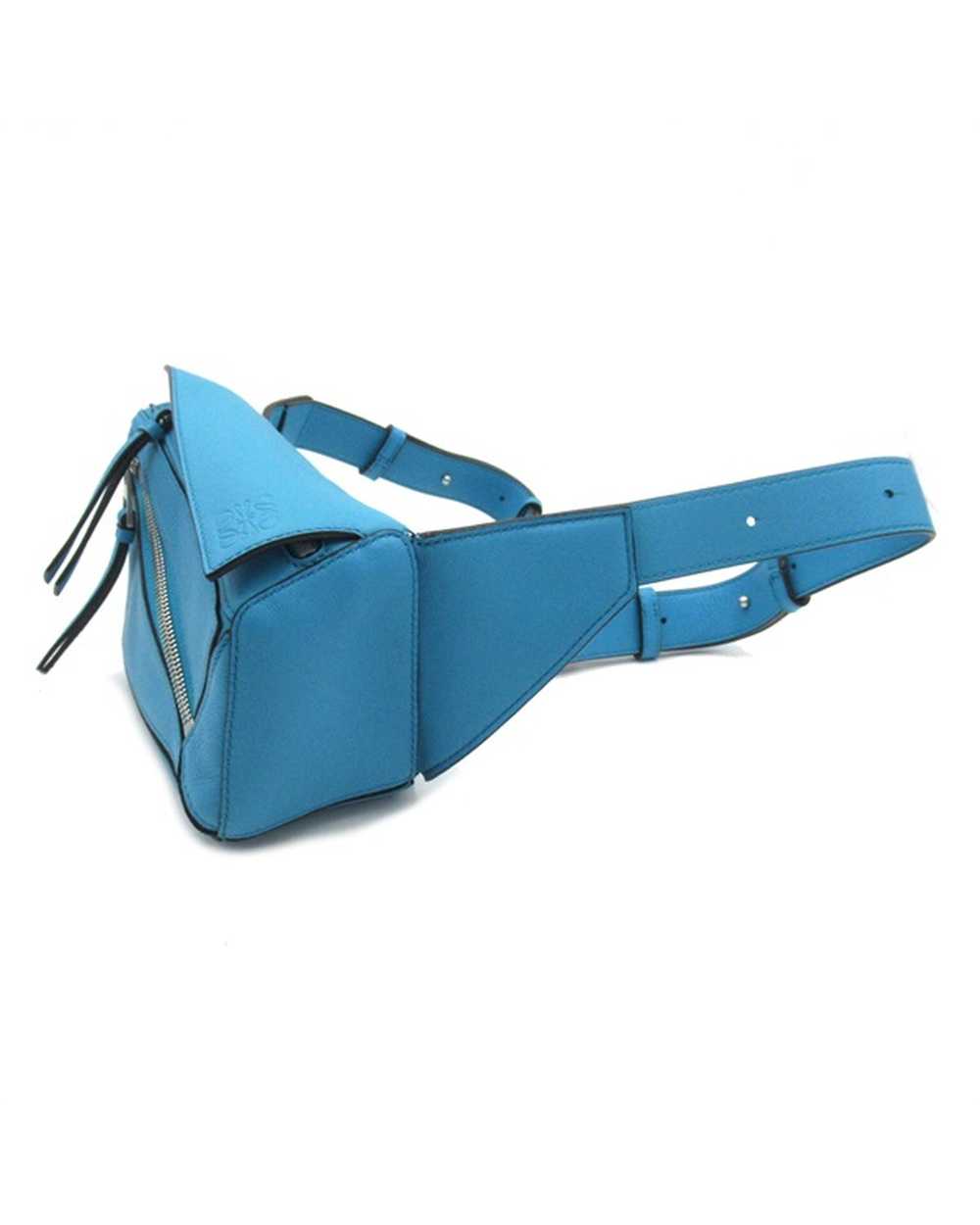 Pre Loved Loewe  Puzzle Belt Bag in Blue  -  Belt… - image 3