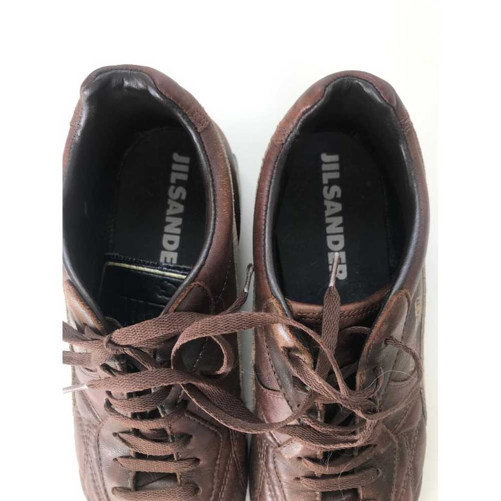 Jil Sander Leather low trainers - image 2