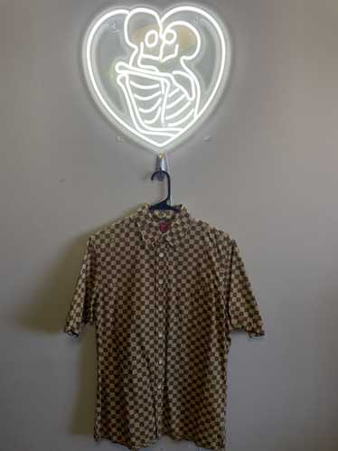 Bape Vintage Bape 90’s LV pattern s/s Button Up - image 1