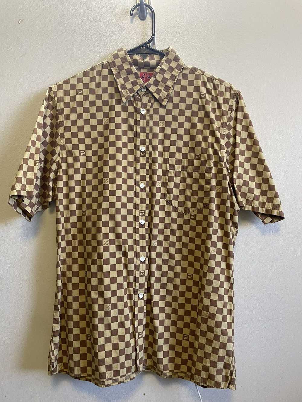 Bape Vintage Bape 90’s LV pattern s/s Button Up - image 2