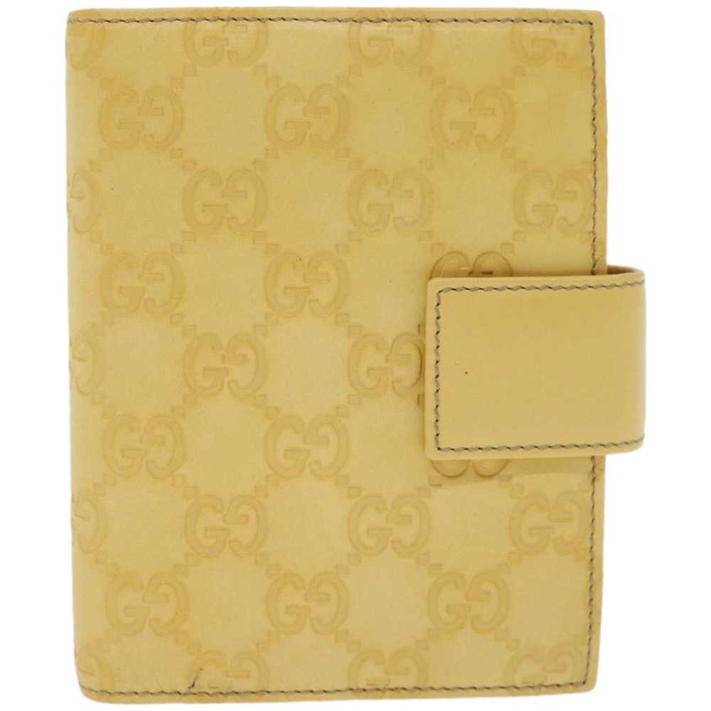 Gucci Couverture Agenda Yellow Leather Wallet (Pr… - image 10