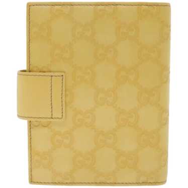 Gucci Couverture Agenda Yellow Leather Wallet (Pr… - image 1