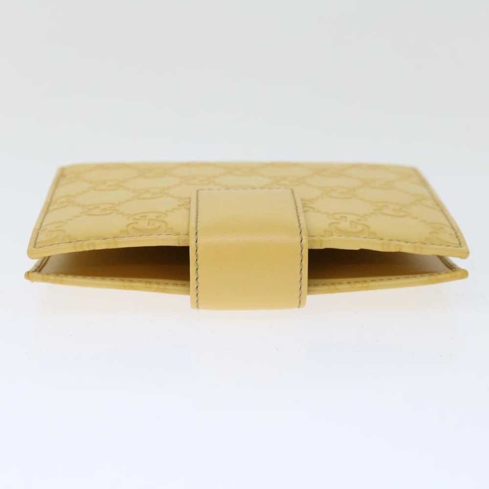 Gucci Couverture Agenda Yellow Leather Wallet (Pr… - image 3