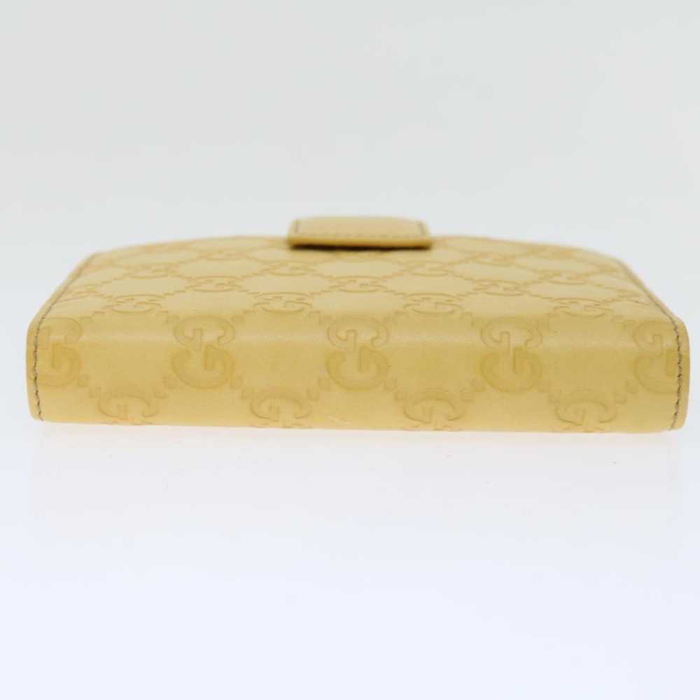 Gucci Couverture Agenda Yellow Leather Wallet (Pr… - image 4