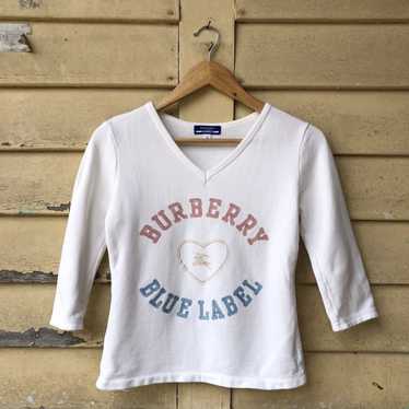 Burberry × Designer × Vintage Burberry Blue Laber… - image 1