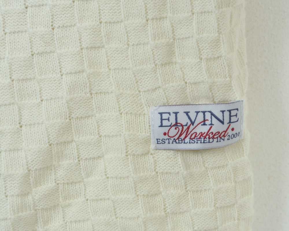 Elvine Knit Sweater XL White Cotton Jumper Pullov… - image 2