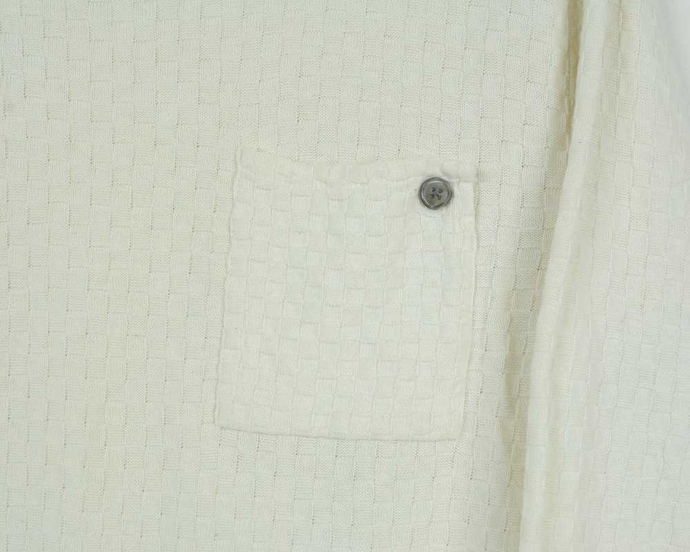 Elvine Knit Sweater XL White Cotton Jumper Pullov… - image 6