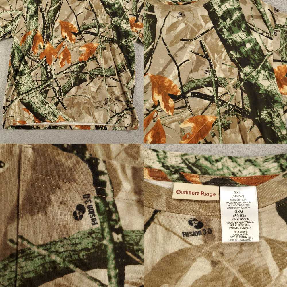 Vintage Outfitters Ridge Camo Shirt Mens 2XL Camo… - image 4