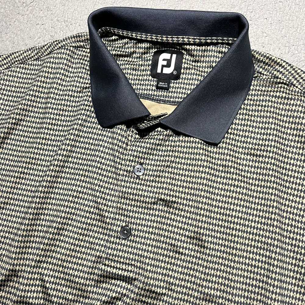 Footjoy Footjoy FJ Polo Shirt Mens XL Argyle Athl… - image 6