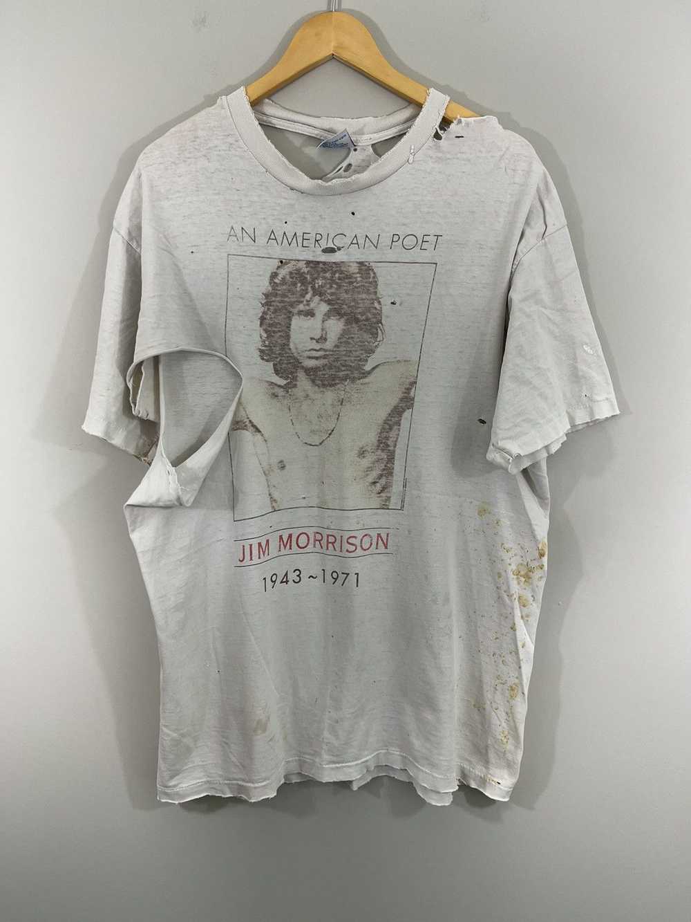 Band Tees × Rare × Vintage Single Stitch Jim Morr… - image 1