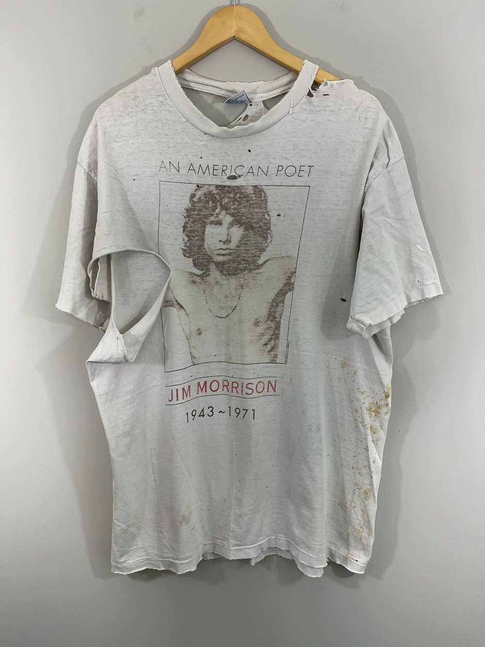 Band Tees × Rare × Vintage Single Stitch Jim Morr… - image 2