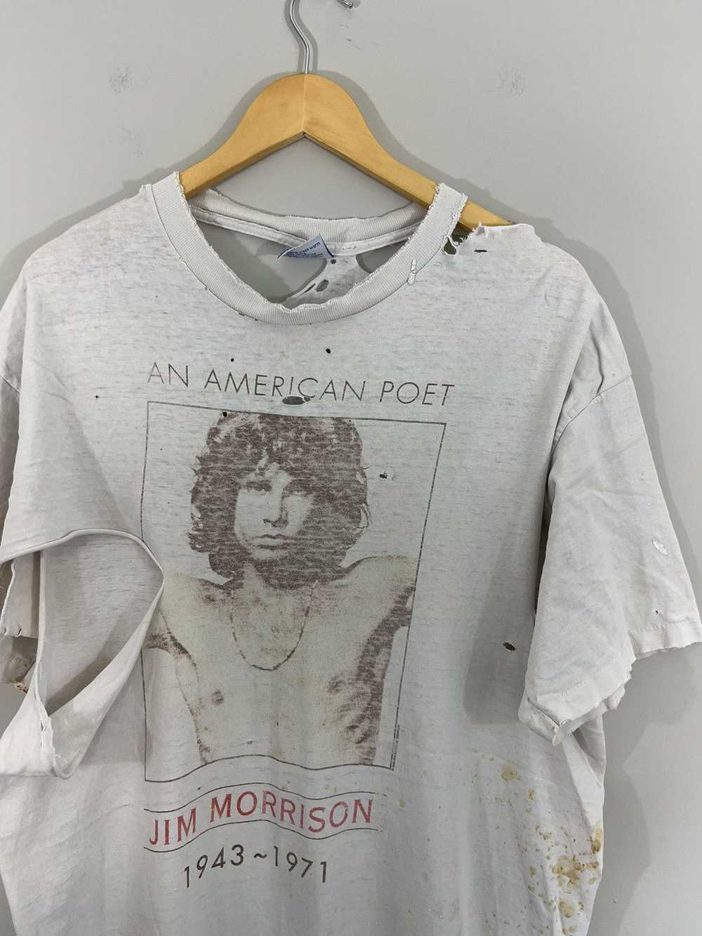 Band Tees × Rare × Vintage Single Stitch Jim Morr… - image 3