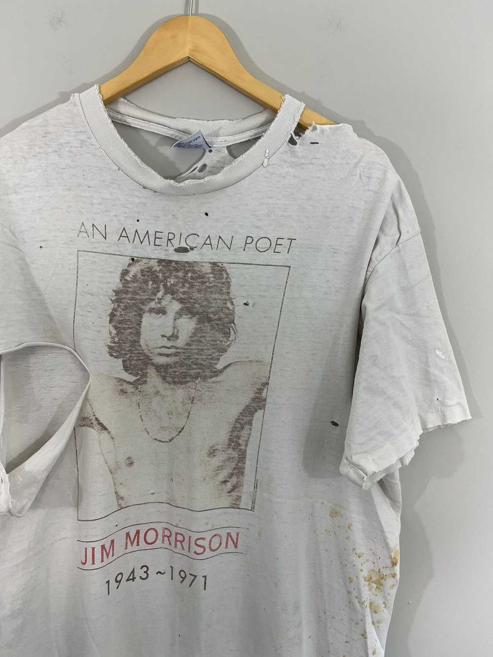 Band Tees × Rare × Vintage Single Stitch Jim Morr… - image 4