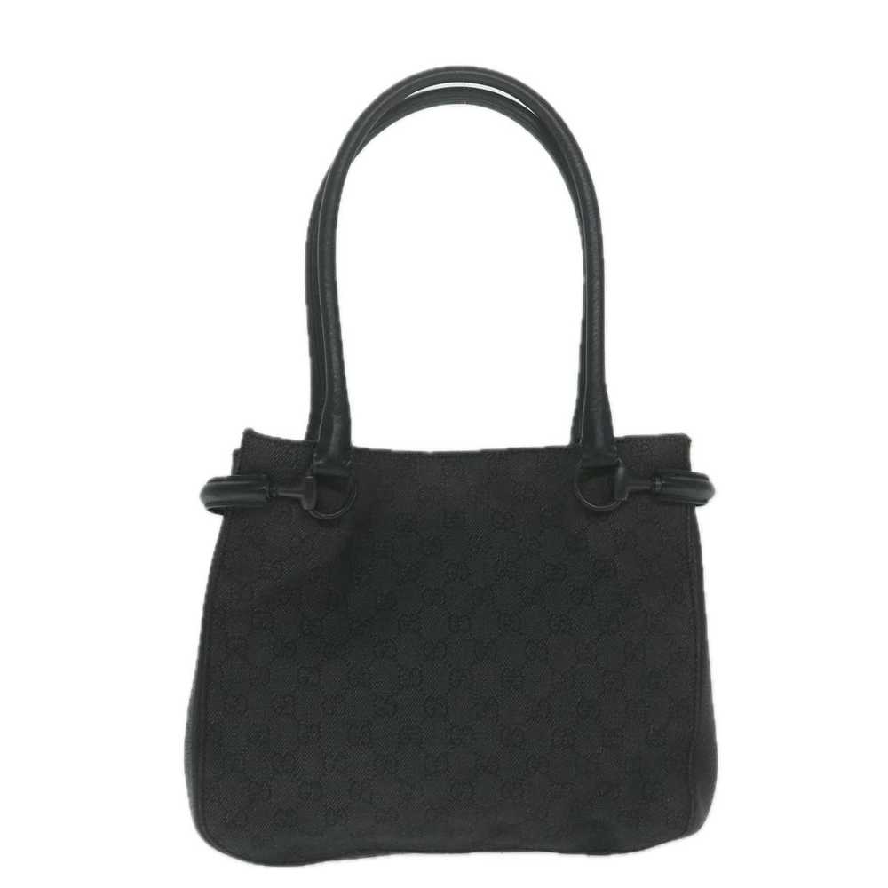 Gucci Gg Canvas Black Canvas Shoulder Bag (Pre-Ow… - image 2