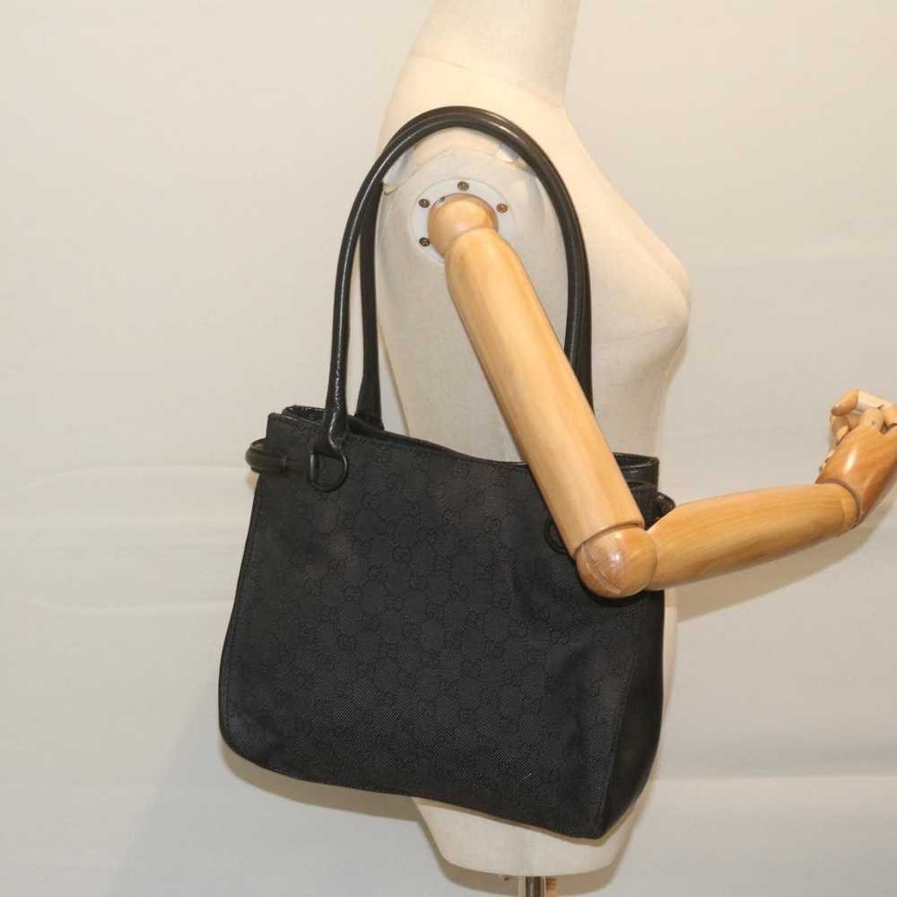 Gucci Gg Canvas Black Canvas Shoulder Bag (Pre-Ow… - image 7