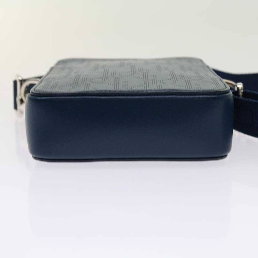 Dior Oblique Navy Canvas Shoulder Bag (Pre-Owned) - image 3