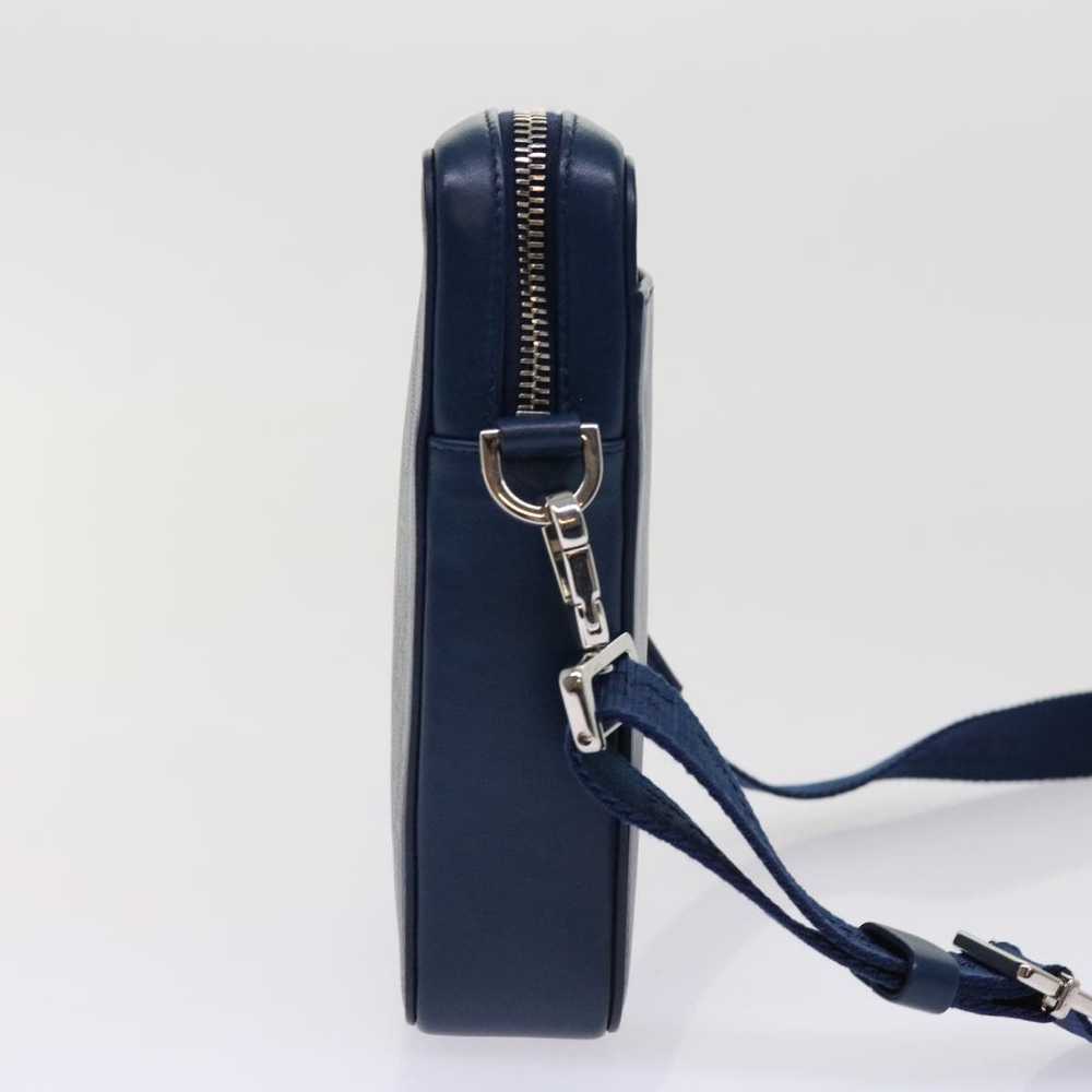 Dior Oblique Navy Canvas Shoulder Bag (Pre-Owned) - image 9