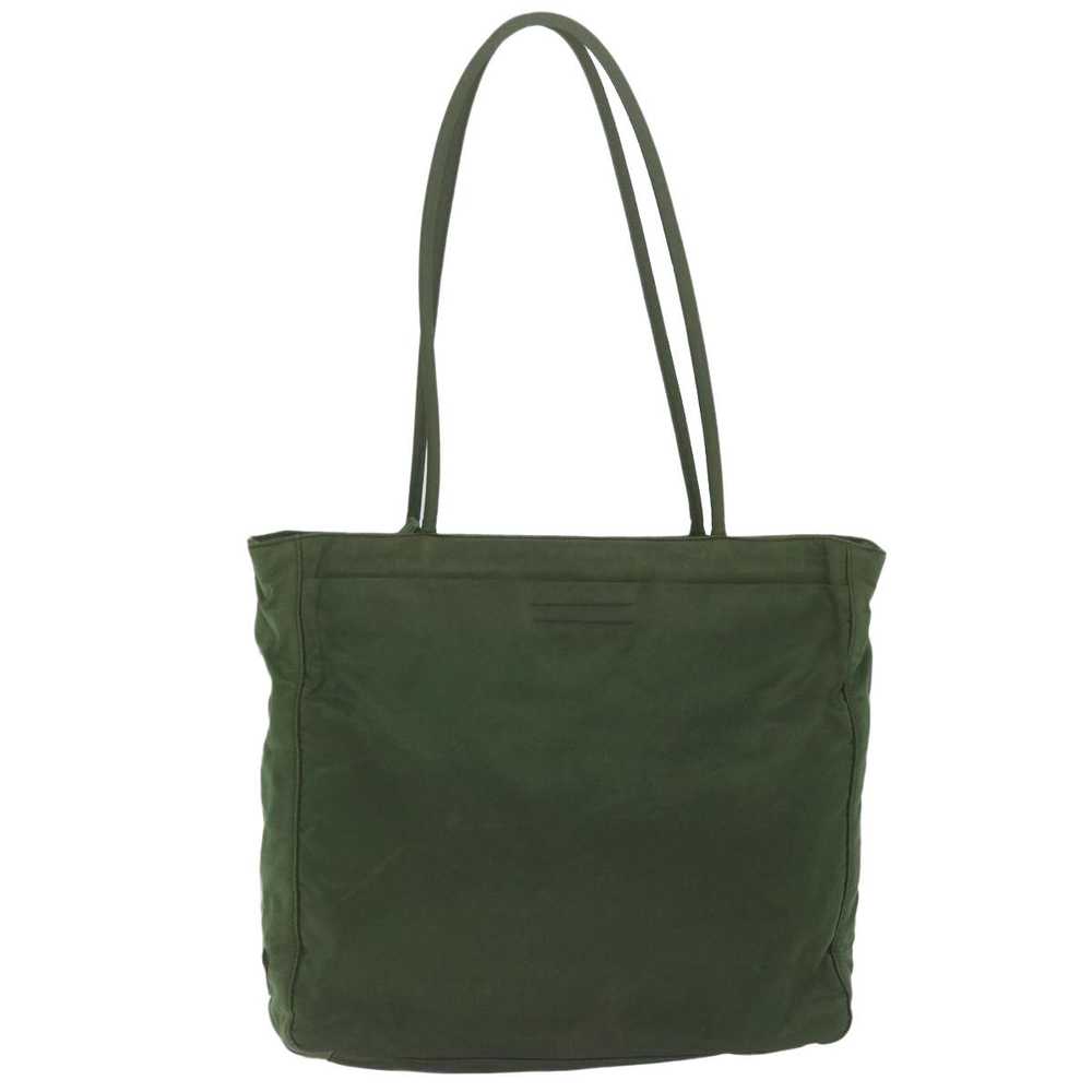 Prada Khaki Synthetic Tote Bag (Pre-Owned) - image 1