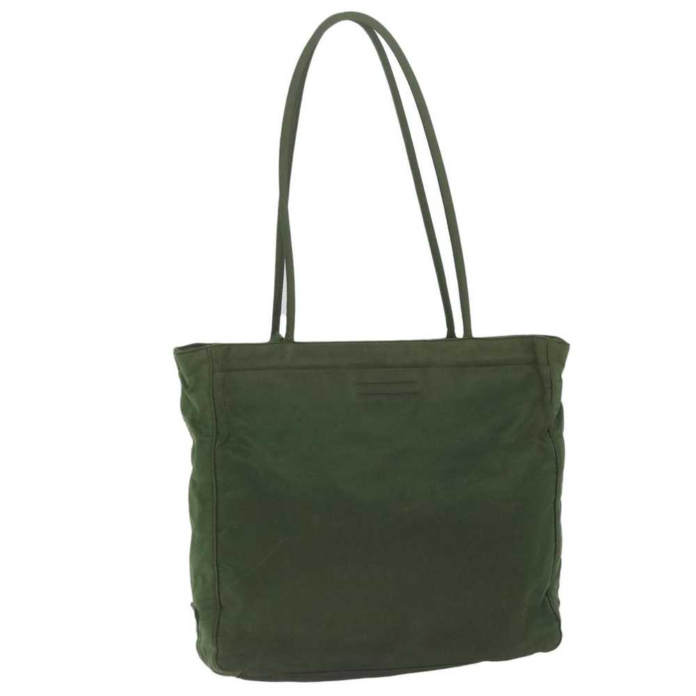 Prada Khaki Synthetic Tote Bag (Pre-Owned) - image 4