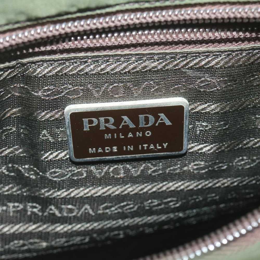 Prada Khaki Synthetic Tote Bag (Pre-Owned) - image 7