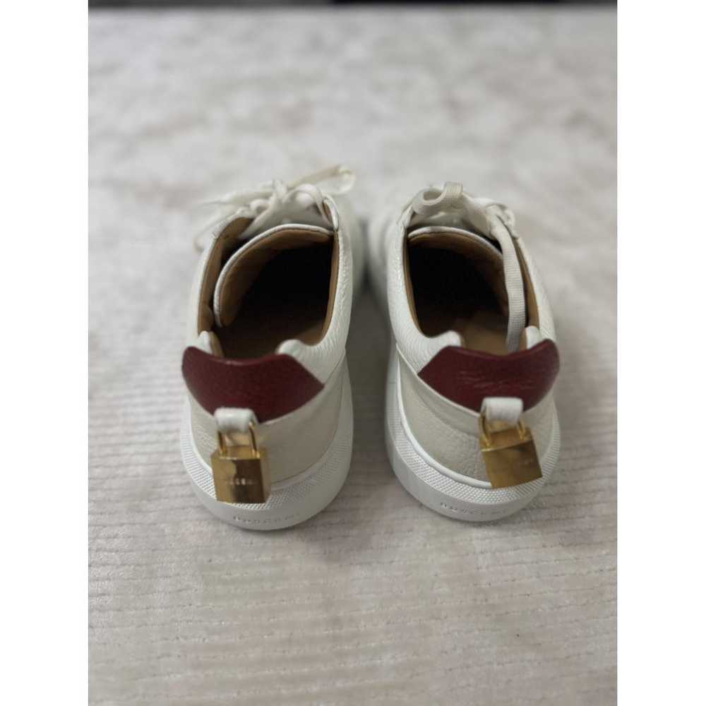 Buscemi Leather low trainers - image 3