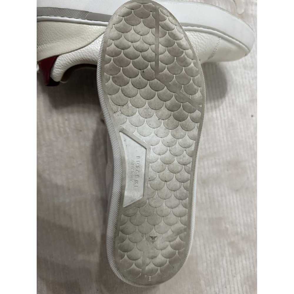 Buscemi Leather low trainers - image 4